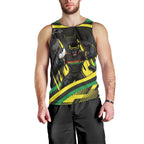 Panthers Rugby Mascot Men Tank Top Fierce Athlete Graphic in Sports Style