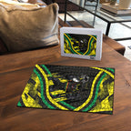 Panthers Rugby Mascot Puzzle Fierce Athlete Graphic in Sports Style