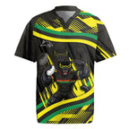 Panthers Rugby Mascot Rugby Jersey Fierce Athlete Graphic in Sports Style