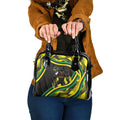 Panthers Rugby Mascot Shoulder Handbag Fierce Athlete Graphic in Sports Style