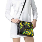 Panthers Rugby Mascot Shoulder Handbag Fierce Athlete Graphic in Sports Style