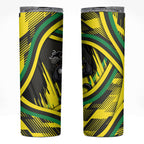 Panthers Rugby Mascot Skinny Tumbler Fierce Athlete Graphic in Sports Style