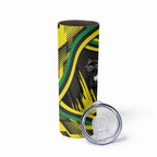 Panthers Rugby Mascot Skinny Tumbler Fierce Athlete Graphic in Sports Style