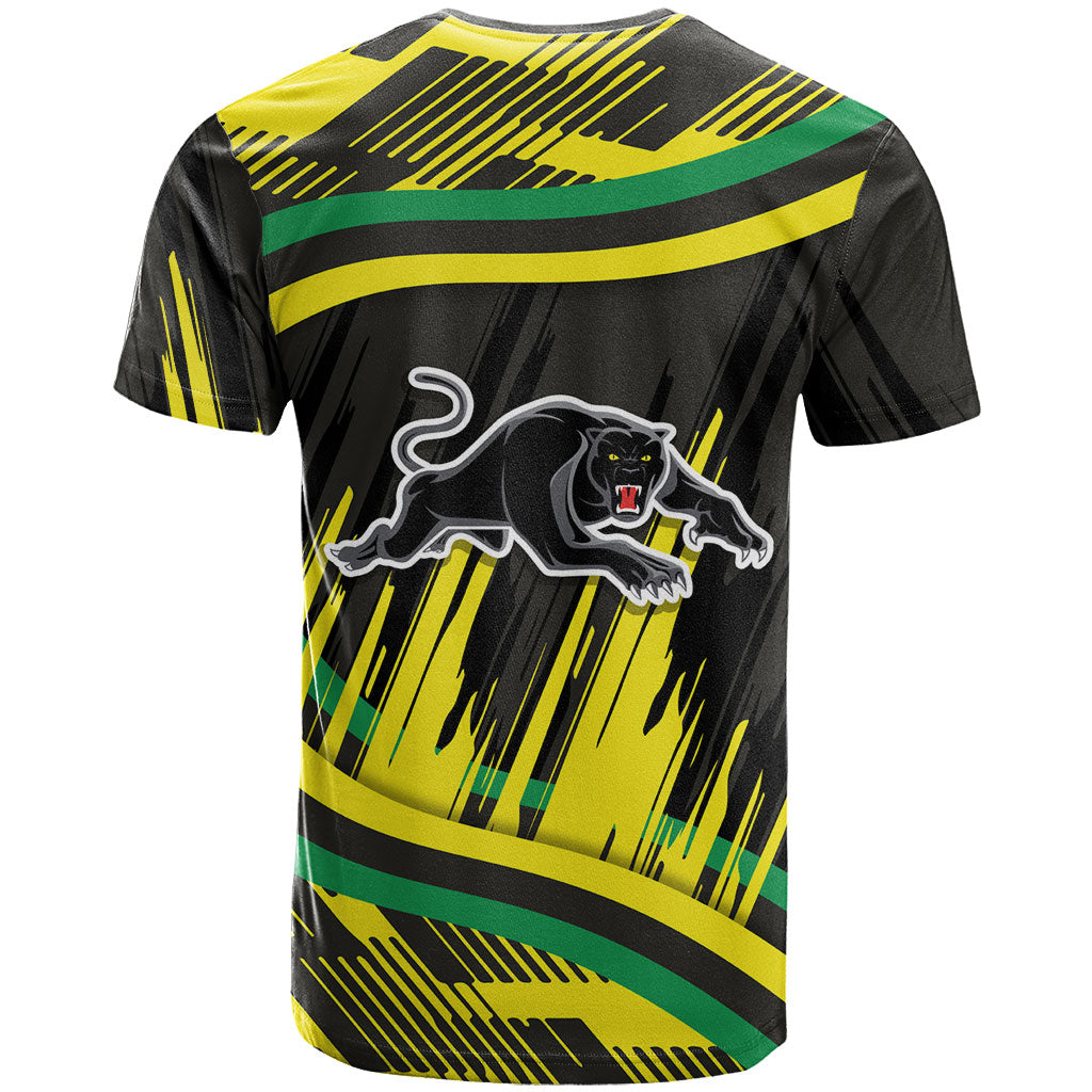 Panthers Rugby Mascot T Shirt Fierce Athlete Graphic in Sports Style