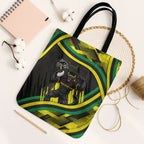 Panthers Rugby Mascot Tote Bag Fierce Athlete Graphic in Sports Style