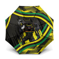 Panthers Rugby Mascot Umbrella Fierce Athlete Graphic in Sports Style