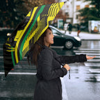 Panthers Rugby Mascot Umbrella Fierce Athlete Graphic in Sports Style