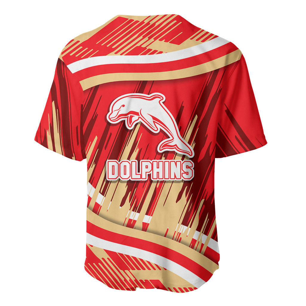 Dolphins Rugby Mascot Baseball Jersey Fierce Athlete Graphic in Sports Style