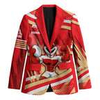 Dolphins Rugby Mascot Blazer Fierce Athlete Graphic in Sports Style