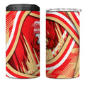 Dolphins Rugby Mascot 4 in 1 Can Cooler Tumbler Fierce Athlete Graphic in Sports Style