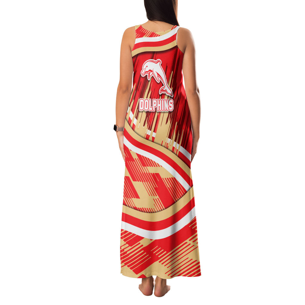 Dolphins Rugby Mascot Family Matching Tank Maxi Dress and Hawaiian Shirt Fierce Athlete Graphic in Sports Style