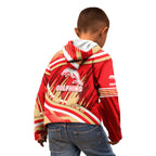 Dolphins Rugby Mascot Kid Hoodie Fierce Athlete Graphic in Sports Style