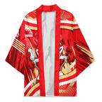 Dolphins Rugby Mascot Kimono Fierce Athlete Graphic in Sports Style