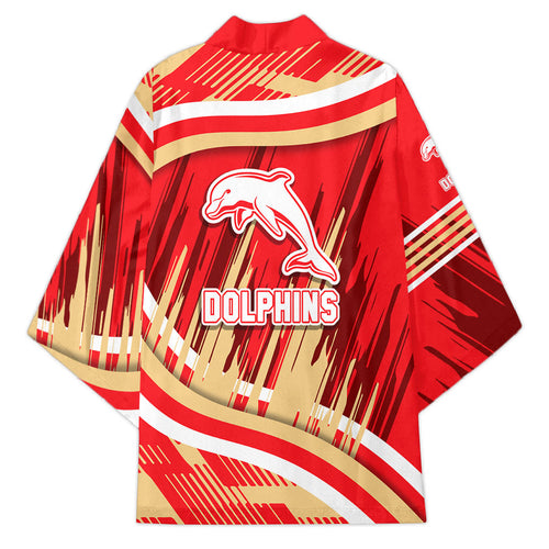 Dolphins Rugby Mascot Kimono Fierce Athlete Graphic in Sports Style