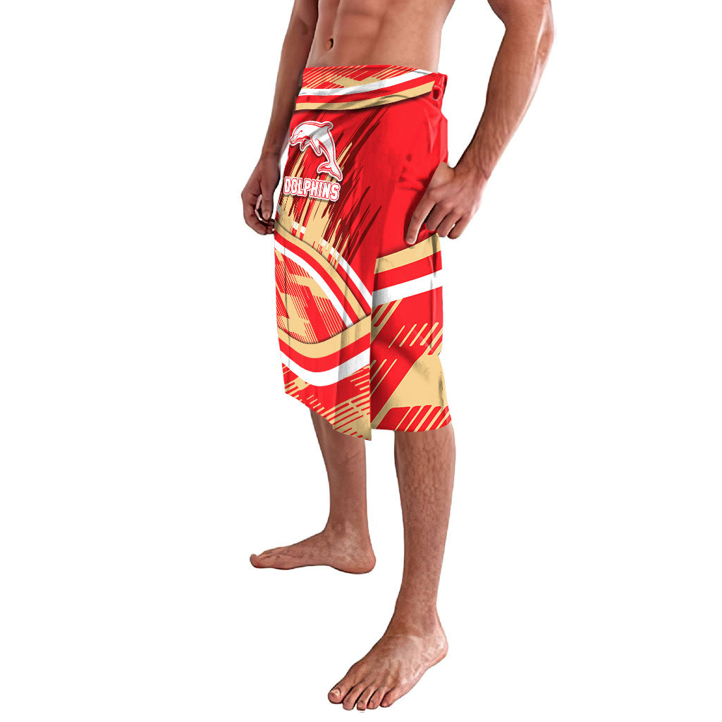 Dolphins Rugby Mascot Lavalava Fierce Athlete Graphic in Sports Style