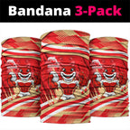 Dolphins Rugby Mascot Neck Gaiter Fierce Athlete Graphic in Sports Style