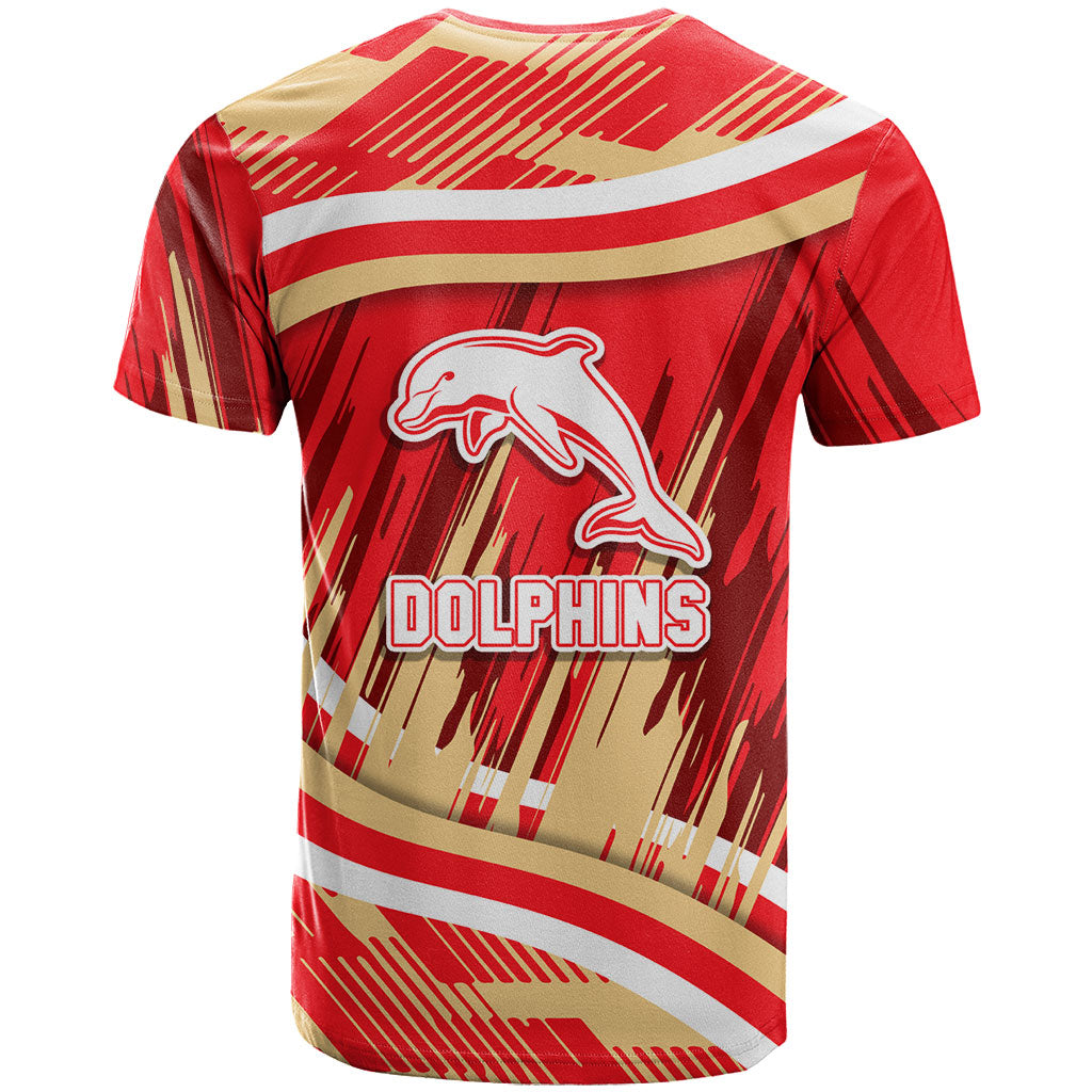 Dolphins Rugby Mascot T Shirt Fierce Athlete Graphic in Sports Style