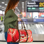 Dolphins Rugby Mascot Travel Bag Fierce Athlete Graphic in Sports Style