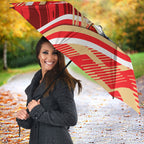 Dolphins Rugby Mascot Umbrella Fierce Athlete Graphic in Sports Style
