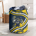 Cowboys Rugby Mascot Laundry Basket Fierce Athlete Graphic in Sports Style