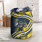 Cowboys Rugby Mascot Laundry Basket Fierce Athlete Graphic in Sports Style