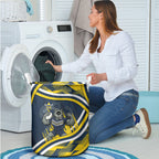Cowboys Rugby Mascot Laundry Basket Fierce Athlete Graphic in Sports Style