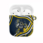 Cowboys Rugby Mascot AirPods Case Fierce Athlete Graphic in Sports Style