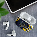 Cowboys Rugby Mascot AirPods Case Fierce Athlete Graphic in Sports Style