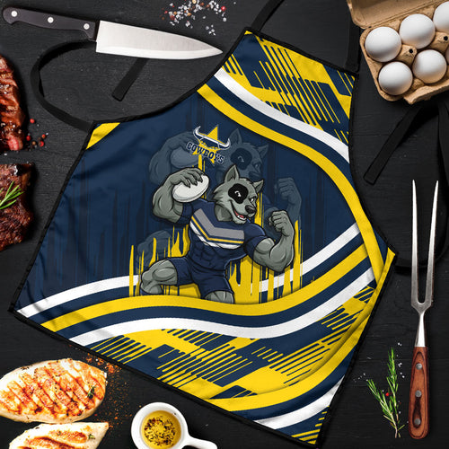 Cowboys Rugby Mascot Apron Fierce Athlete Graphic in Sports Style