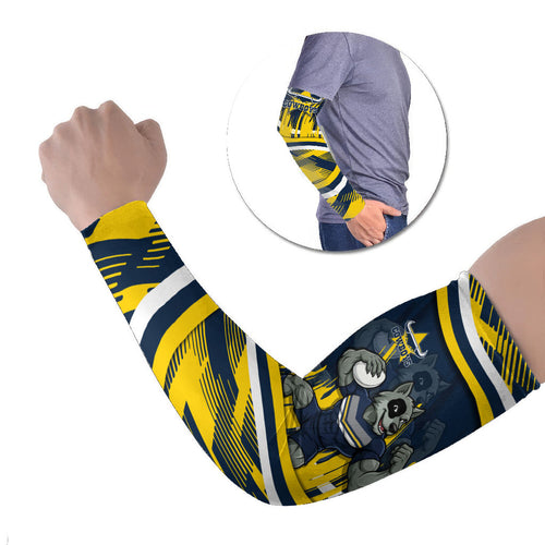 Cowboys Rugby Mascot Arm Sleeves Fierce Athlete Graphic in Sports Style