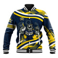 Cowboys Rugby Mascot Baseball Jacket Fierce Athlete Graphic in Sports Style