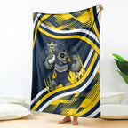 Cowboys Rugby Mascot Blanket Fierce Athlete Graphic in Sports Style