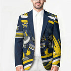Cowboys Rugby Mascot Blazer Fierce Athlete Graphic in Sports Style