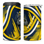 Cowboys Rugby Mascot 4 in 1 Can Cooler Tumbler Fierce Athlete Graphic in Sports Style
