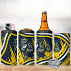 Cowboys Rugby Mascot 4 in 1 Can Cooler Tumbler Fierce Athlete Graphic in Sports Style