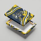 Cowboys Rugby Mascot Canvas Wall Art Fierce Athlete Graphic in Sports Style