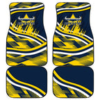 Cowboys Rugby Mascot Car Mats Fierce Athlete Graphic in Sports Style