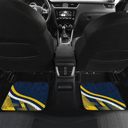 Cowboys Rugby Mascot Car Mats Fierce Athlete Graphic in Sports Style