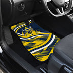 Cowboys Rugby Mascot Car Mats Fierce Athlete Graphic in Sports Style