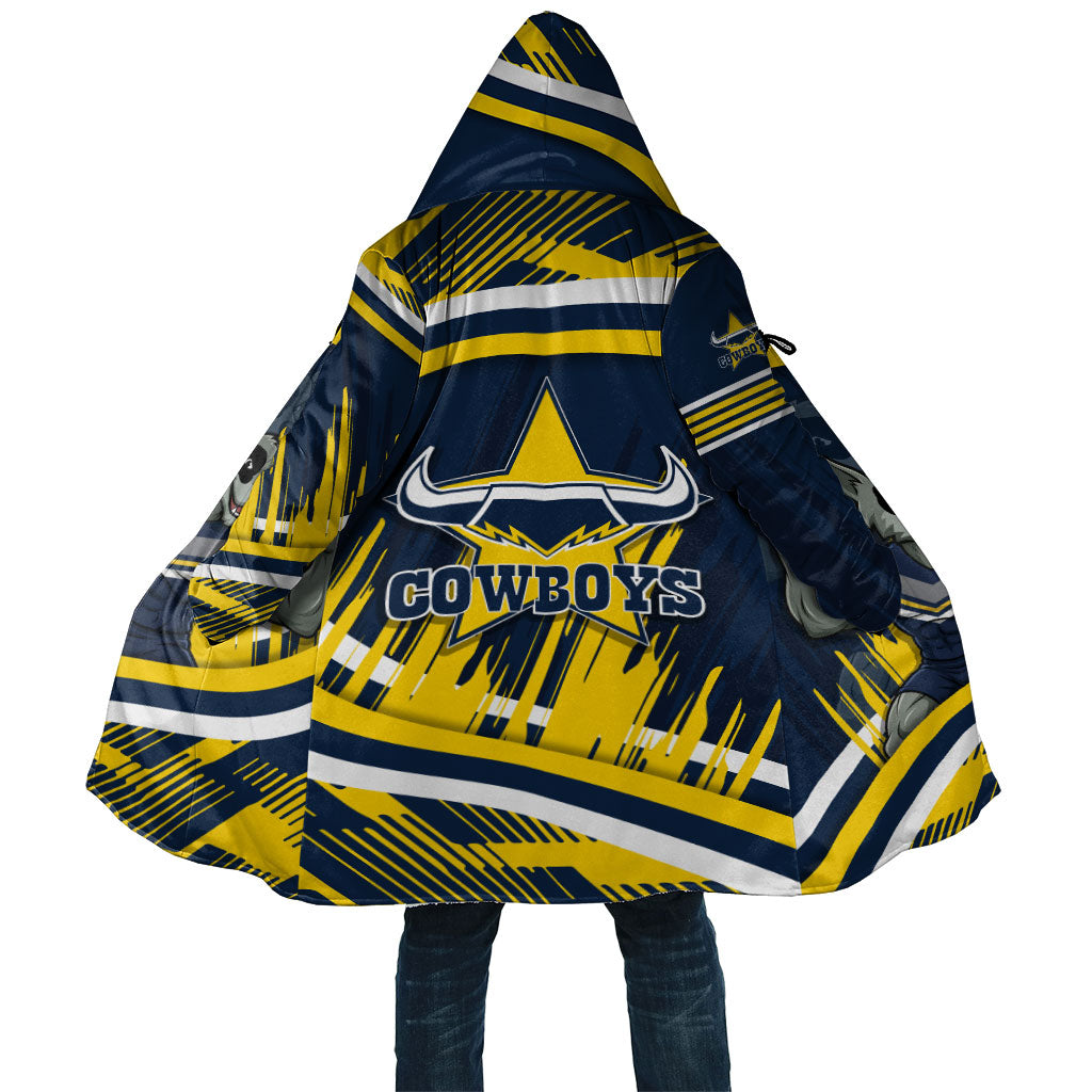 Cowboys Rugby Mascot Cloak Fierce Athlete Graphic in Sports Style