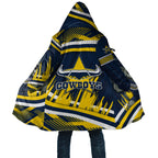 Cowboys Rugby Mascot Cloak Fierce Athlete Graphic in Sports Style