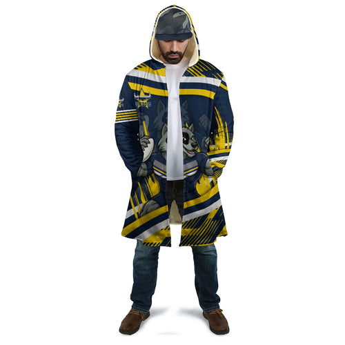Cowboys Rugby Mascot Cloak Fierce Athlete Graphic in Sports Style