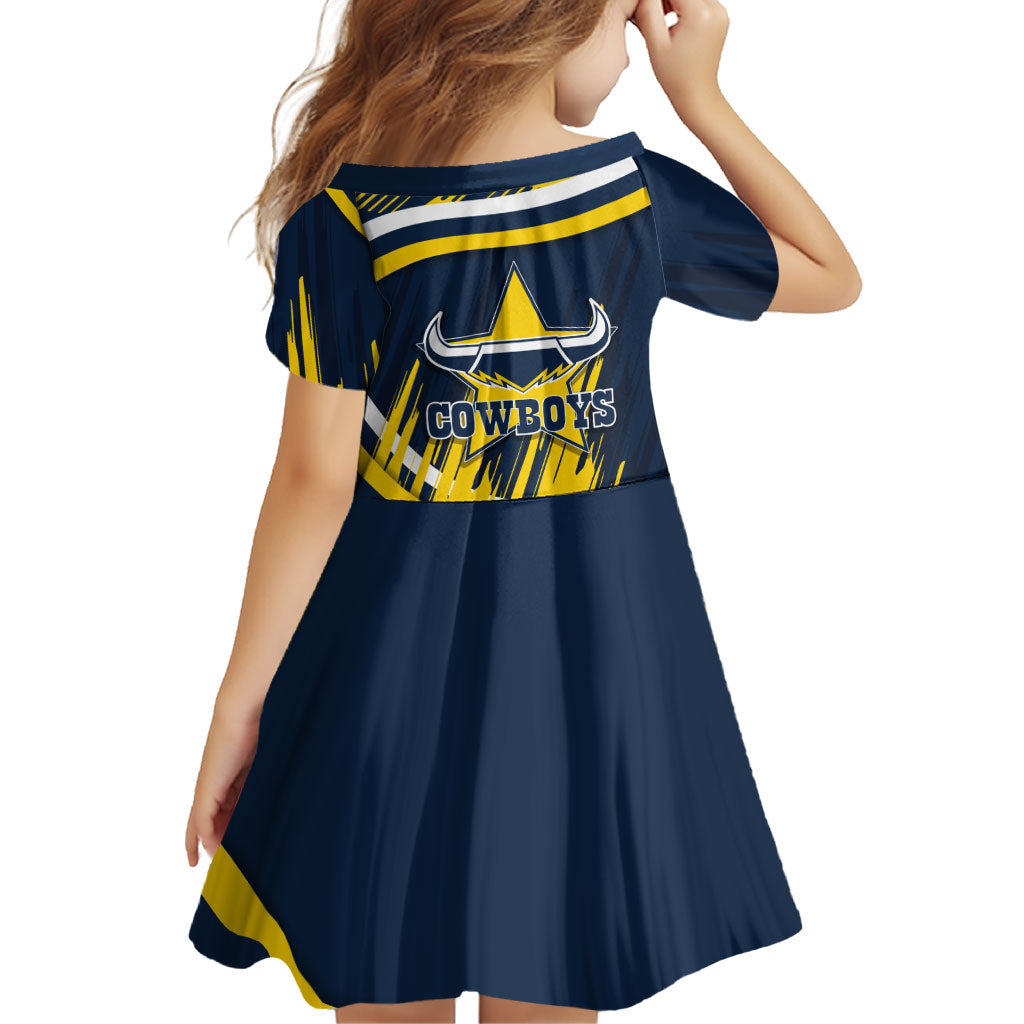 Cowboys Rugby Mascot Family Matching Mermaid Dress and Hawaiian Shirt Fierce Athlete Graphic in Sports Style