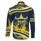 Cowboys Rugby Mascot Family Matching Mermaid Dress and Hawaiian Shirt Fierce Athlete Graphic in Sports Style