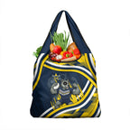 Cowboys Rugby Mascot Grocery Bag Fierce Athlete Graphic in Sports Style