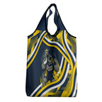 Cowboys Rugby Mascot Grocery Bag Fierce Athlete Graphic in Sports Style