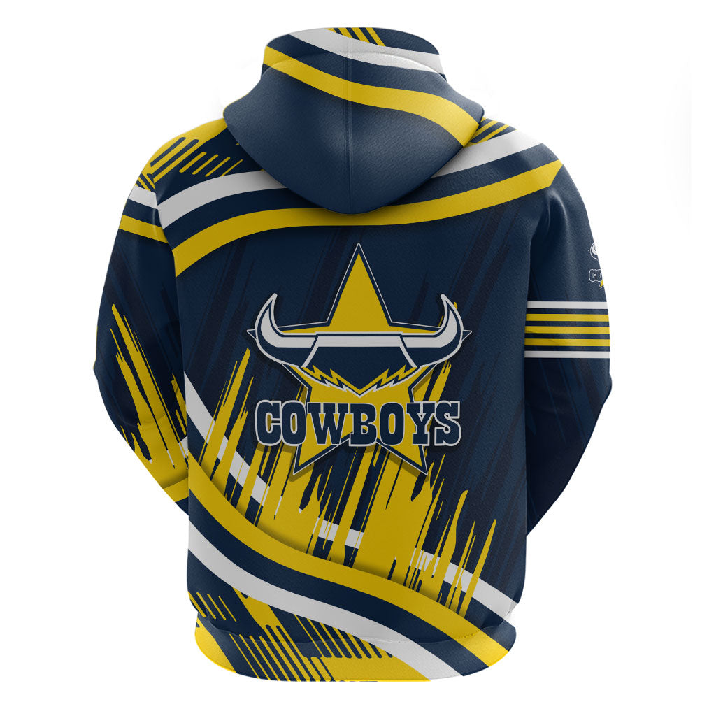 Cowboys Rugby Mascot Hoodie Fierce Athlete Graphic in Sports Style