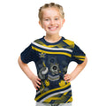 Cowboys Rugby Mascot Kid T Shirt Fierce Athlete Graphic in Sports Style