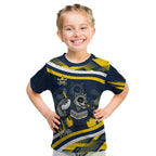 Cowboys Rugby Mascot Kid T Shirt Fierce Athlete Graphic in Sports Style