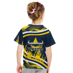 Cowboys Rugby Mascot Kid T Shirt Fierce Athlete Graphic in Sports Style